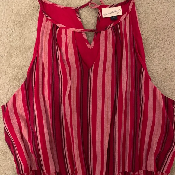 ❤️ Striped Red Halter Dress ❤️ - Picture 12 of 16